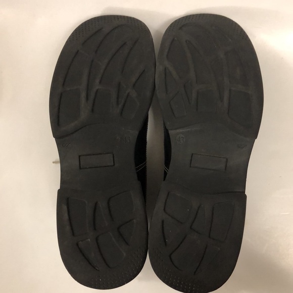 Forge 43 Men’s 10 Shoes Black Leather Upper & Lining Tan Stitch Lace Excellent - Picture 7 of 10